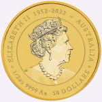 1/2 oz Gold Australien 2024 BU - DRACHE - Jahr des...