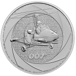 1 Unze Silber UK 2024 BU - BOND007 - Little Nellie -...