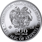 AURINUM*SUMMER*SALE** 1 Unze Silber Armenien 2024 - Arche Noah - BU