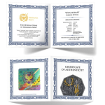 Letzte zum SONDERPREIS** 1 oz Silber Germania Mint - WITCHCRAFT - Die GERMANISCHE SEHERIN SEERESS - Antique Finish UV-Effekt - Octagonprägung - Serie WITCHCRAFT - Neue Serie - 1. Ausgabe Die Seherin