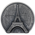 2 oz Cook Islands 2024 - EIFFELTURM PARIS - Historische...