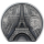 2 oz Cook Islands 2024 - EIFFELTURM PARIS - Historische Monumente (2) - Antique Finish 10 $