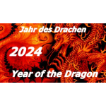 NEU* 1 oz Silber Round 2024 - DRACHE - Jahr des DRACHEN - Lunarserie - in Kapsel !
