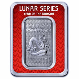 NEU* 1 oz Silber Motivbarren 2024 Coin Card - DRACHE - Jahr des DRACHEN - Lunarserie