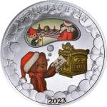 10,22 g Silber Round 2023 - Der Weihnachtsbär - Post...
