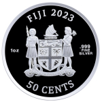 NEU* 1 Unze Silber Fiji 2023 - UNICORN - EINHORN -...