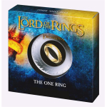 2 oz Silber + 0.2 g Gold Samoa 2024 - DER EINE RING Harry Potter - 3-Dimensional - GLOW-in-the-DARK - PROOFLIKE -Top-Edition 2024