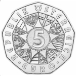 Österreich 5 Euro Silber 2024 - Neujahrmünze - 365 Tage + 1 Tag GLÜCK - HGH Handgehoben