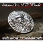 1 oz Cook Islands 2024 Proof - Legenden des Wilden Westen - WILD BILL HICKOK - Legends of Wild West - 5$