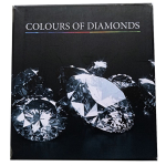 1 Unze Silber Ghana 2019 Colors of Diamond mit 6 verschiedenen farbigen Diamanten 5 Cedis