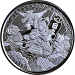 1 Unze Silber Samoa 2021 BU - Die Abenteuer des MOMOTARO...