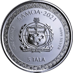 1 Unze Silber Samoa 2021 BU - Die Abenteuer des MOMOTARO...