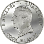 AURINUM*SUMMER*SALE** 1 oz Cook Islands 2024 Proof - Underlook - Undercat - Katze von Unten betrachtet - 5$