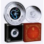 AURINUM*TOP*ANGEBOT** 1 oz Australien 2024 OPAL Proof - DRACHE - JAHR des DRACHEN - LUNAR DRACHE - 1 AU$ - Opaldrache - 1 AU$