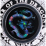 Einzelstück** 1 oz Australien 2024 OPAL Proof - DRACHE - JAHR des DRACHEN - LUNAR DRACHE - 1 AU$ - Opaldrache - 1 AU$