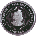 Einzelstück** 1 oz Australien 2024 OPAL Proof - DRACHE - JAHR des DRACHEN - LUNAR DRACHE - 1 AU$ - Opaldrache - 1 AU$