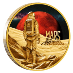 1 Unze Gold Niue 2024 Proof - MARS vom PHOBOS - Sonderedition - 100 AUD - Auflage 99