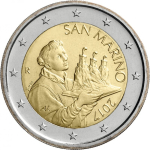 2 Euro San Marino 2017 Heiliger Marinus