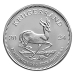 1 oz Krügerrand Südafrika 2024 BU - Silber -...