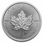 1 Unze Silber Maple Leaf 2024 Kanada