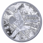 NEU* 1 Unze Silber Samoa 2023 Proof - GREEN LANTERN - GRÜNE LATERNE - 5 $ - Serie DC Comics Samoa Ausgabe 4