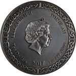 AURINUM*TOP*ANGEBOT*Einzelstück* 3 oz Tokelau 2017 Antique - YMIR Eisgott $ Gott der Giganten - Legends of Asgard - Antique Finish Ultra High Relief - silber 10 $