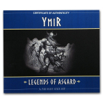 AURINUM*TOP*ANGEBOT*Einzelstück* 3 oz Tokelau 2017 Antique - YMIR Eisgott $ Gott der Giganten - Legends of Asgard - Antique Finish Ultra High Relief - silber 10 $