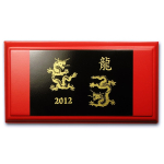AURINUM*SUMMER*SALE** 2 x 1 oz Palau 2012 Proof - DRACHE - Jahr des Drachen - Silber  Lunarserie - 5$