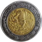 5 Peso Mexico 2001 - Adler & Schlange - Aztekischer...