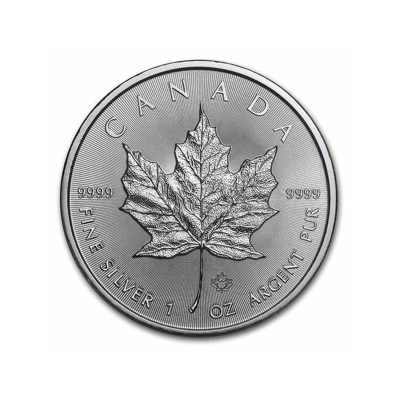 NEU* 1 Unze Silber Maple Leaf 2024 Kanada 5$ - Erstmals mit KING CHARLES - Differenzbesteuert