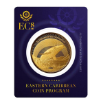 1 oz Gold St. Vincent EC8 2023 Proof Coin Card -...