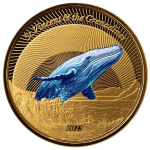 1 oz Gold St. Vincent EC8 2023 Proof  - BUCKELWAL - Humpback Whale -Color - 10 $