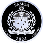 NEU * 1 Unze Silber Samoa 2024 Prooflike - STEINADLER -...
