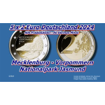 5 x 2 Euro Deutschland 2024 - Mecklenburg-Vorpommern -...
