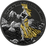 1 oz LADY GERMANIA 2024 Ruthenium - WORLD MONEY FAIR EDITION Berlin 2024  - Münzmesse Berlin - Germania Mint