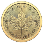 1/10 Unze Gold MAPLE LEAF 2024 -Kanada - BU 5 CA$ -...