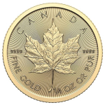 1/4 Unze Gold MAPLE LEAF 2024 -Kanada - BU 10 CA$ -...