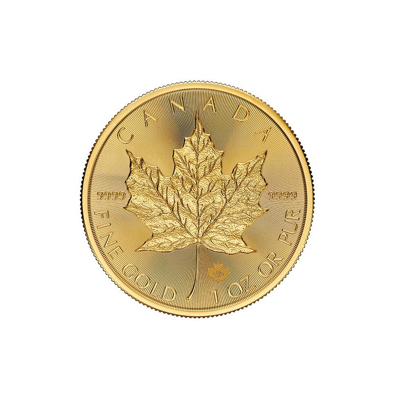 1 Unze Gold MAPLE LEAF 2024 -Kanada - BU 50 CA$ - Erstmals mit King Charles III.