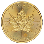 1 Unze Gold MAPLE LEAF 2024 -Kanada - BU 50 CA$ -...
