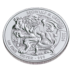 NEU* 1 Unze Silber UK 2024 BU - BEOWULF & GRENDEL - Serie Mythen und Legenden Ausgabe 7 - Großbritannien