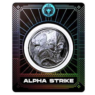 Letzter*ab Lager** 1 oz Ghana 2023 Prooflike - ALIEN STARGATE - 2 ALIENS - ALPHASTRIKE - 5 Cedis - Serie Alien Ausgabe 3
