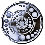 Letzter*ab Lager** 1 oz Ghana 2023 Prooflike - ALIEN STARGATE - 2 ALIENS - ALPHASTRIKE - 5 Cedis - Serie Alien Ausgabe 3