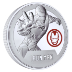 1 oz Silver Niue 2024 Proof - IRON MAN - Avengers - Marvel Collection - 2 NZD
