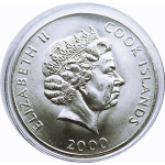 Cook Islands 2000 GRIZZLY - Bimetall - 5 cent