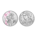Österreich 10 Euro Silber - Proof - Pfingstrose - PEONY - 2024 - Mit der Sprache der Blumen