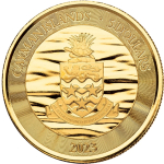 NEU* 1 oz Gold Cayman Island 2023 - TURTLE TAKU Karettschildkröte  - 5$