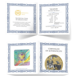 ab Lager* AURINUM*TOP*ANGEBOT** 1 oz Germania 2024 - SOLVEIG WALKÜRE - Ruthenium Multimetall-Edition - Germanische Sonnengöttin - Odins Töchter -  Serie Valkyries Ausgabe 3