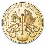 1/10 Unze Gold Wiener Philharmoniker Österreich 2024 BU