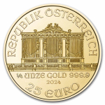 1/4 Unze Gold Wiener Philharmoniker Österreich 2024 BU