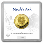 1 g Gold Arche Noah 2024 Armenien BU
